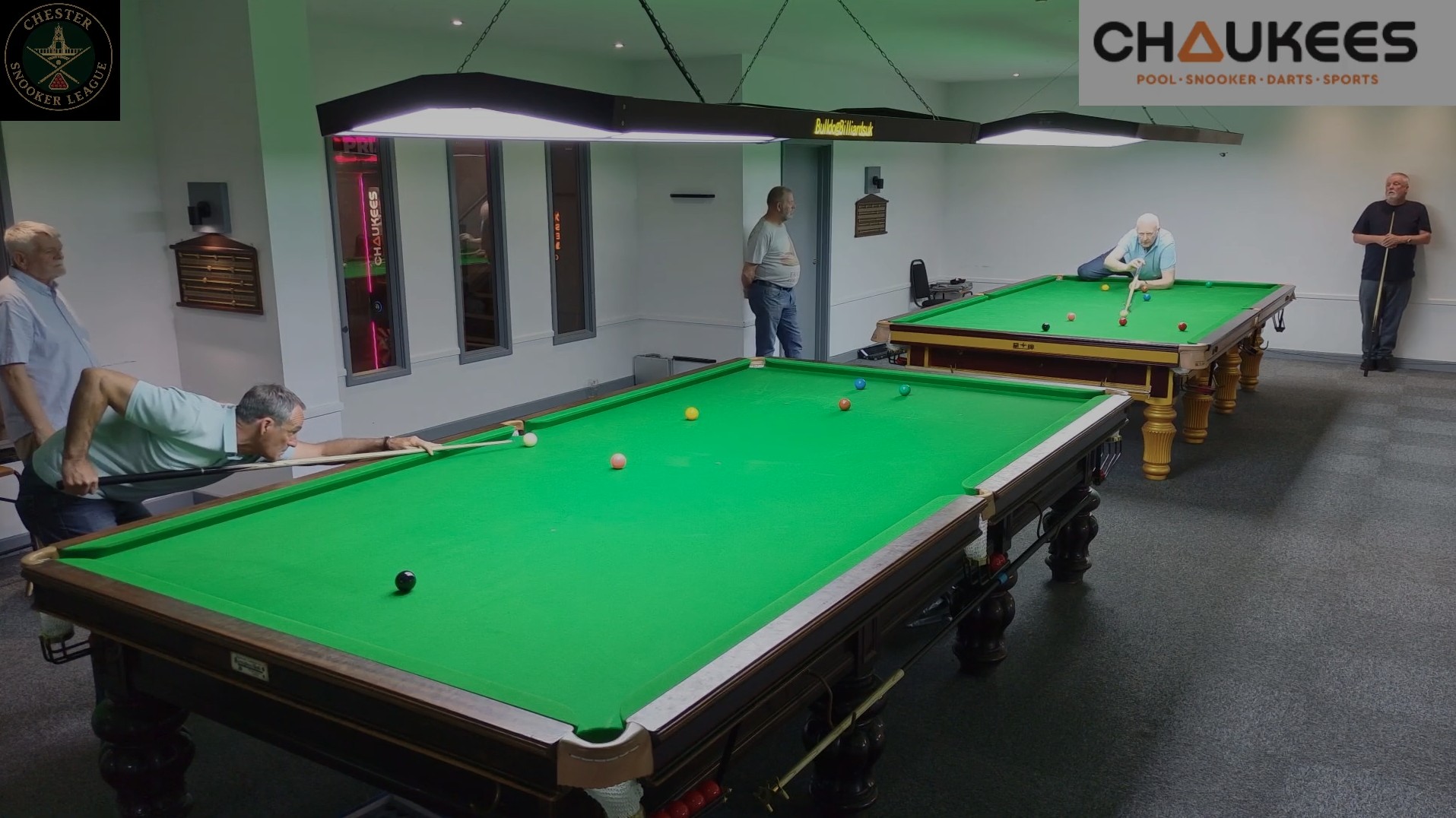 Merit Competition Final — two tables live at Chaukees